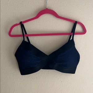 Black & Blue Sports Bra